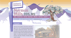Desktop Screenshot of millskidsdds.com